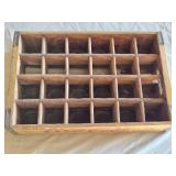 Coca-Cola Wooden Crate with Bottle Dividers