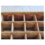 Coca-Cola Wooden Crate with Bottle Dividers