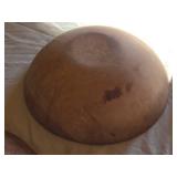 Set of Three Vintage Wooden Bowls