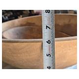 Set of Three Vintage Wooden Bowls