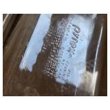 Pyrex Baking Dishes including Glass Loaf Pan model 213-R and White Mixing Bowl