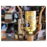 Pair of Eagle-Themed Table Lamps and Eagle Wall Decor (damaged)