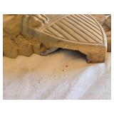 Pair of Eagle-Themed Table Lamps and Eagle Wall Decor (damaged)