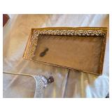 Silver Plated Decorative Serving Trays including Round and Rectangular Designs