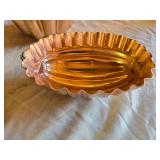 Copper Molds Set Including Heart and Fluted Designs