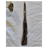 Vintage Collectible Lot including Razor, Rifle Pen, and Jewelry