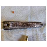 Lot of Vintage Keys, Edgewell Fingernail Clipper, Paper Clips, and Small Tools