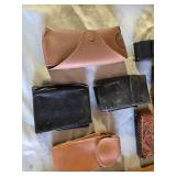Leather Wallets and Accessories including Ray-Ban Case, Embossed Wallets, and Leather Case for Ties Maybe