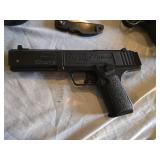 Daisy Powerline 201 Dual Ammo CO2 BB Gun, Crosman 22 Pistol, and CO2 Cylinder