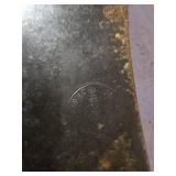 Vintage Cleaver with Wooden Handle and Stamped Blade 16-Inch Total Length