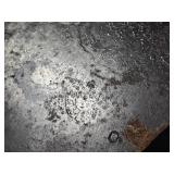 Vintage Cleaver with Wooden Handle and Stamped Blade 16-Inch Total Length