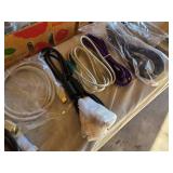 Mixed Cables and Accessories Lot including HDMI, VGA, USB, and Power Cords