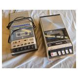 Panasonic Cassette Recorder and General Electric Data Recorder