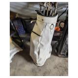 Vintage Golf Club Bags and Clubs