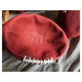 Pair of Vintage Leather Footballs