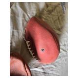 Lot of 2 Footballs including Wilson NFL Leather Football