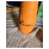 Crane Exercise Ball, TKO Medicine Ball, Clubz Weighted Club, and Hand Grips