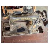 Singer Sewing Machine with Table and Accessories