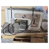 Sears Kenmore Model 1250 Zig Zag Sewing Machine with Accessories