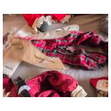 Santa Claus Decorations and Plush Bear Lot