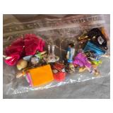 Rudolph Train Set and Accessories including Track, Figures, and Gingerbread House - Untested