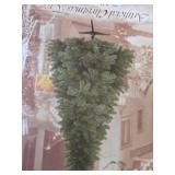 Lot of 2 Artificial Christmas Trees with Stand and Lights