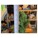 Lot of 2 Artificial Christmas Trees with Stand and Lights