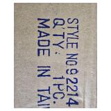 Pair of Silver Colored Angel Candle Holders and Candles