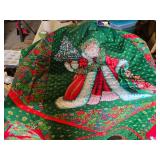 Holiday Quilt and Bathroom Set