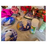 Snowman Christmas Plates and Holiday Decorations