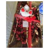 Holiday Decor Collection including 9 ft Berry Garland and Swag-Style Light Set, with GE Light Tester and Accessories