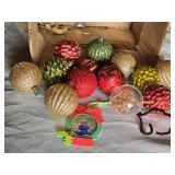 Lot of Christmas Tree Ornaments and Accessories