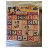 Mickey Mouse Clubhouse Alphabet Blocks and Plush Toys including Mattel Mickey and Disney Store Mickey Toys