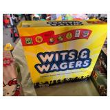 Board games and puzzles including Wits & Wagers, Risk, and Snorta