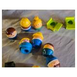 Little Tikes and Fisher-Price Toy Vehicles and Figures Set