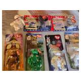 Ty Beanie Babies including Britannia, Erin, Glory, Maple, Lefty, and Righty Collectors Set