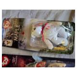 Ty Beanie Babies including Britannia, Erin, Glory, Maple, Lefty, and Righty Collectors Set