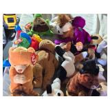 Lot of TY Beanie Babies Stuffed Animals