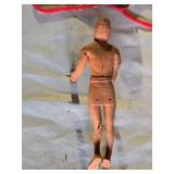 Lot of Toys and Action Figures Including Disney Characters and Plush Toys