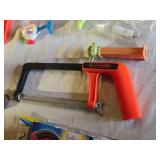 Mixed Toy including Beyblade Slingshock, Black & Decker Toy Hacksaw, and Hot Wheels Cars