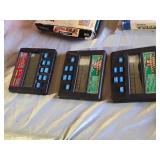 Lot of Electronic Handheld Games and Accessories including Radica Pocket Poker and Pocket Keno, LeapFrog LeapPad, and Psylone PS2 Controller