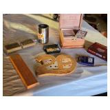 Games including Cribbage Boards, Exploding Kittens Card Game, and AON Safety First Playing Cards