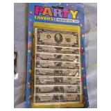 Car Coin Changer with Party Favor Money Pads and Novelty Bill