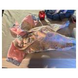 Denim Handbag with Rainbow Strap, Doll Outfit, and Assorted Toys