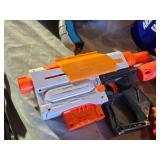 Denim Handbag with Rainbow Strap, Doll Outfit, and Assorted Toys