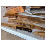 WÃ¼sthof Knife Block with Assorted Knives and Other Assorted Kitchen Knives