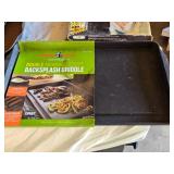 Nordic Ware Double Backsplash Griddle, Microwave Bacon/Meat Rack, and Crofton 11-Inch Grill Pan