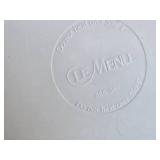 Assorted Dinnerware and Kitchen Items including Le Menu Plates, Glasses, and Accessories