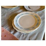 Assorted Dinnerware and Kitchen Items including Le Menu Plates, Glasses, and Accessories
