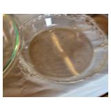 Mixing Bowls, Pyrex Glass Bowl, Pie Dish, and Kitchen Accessories